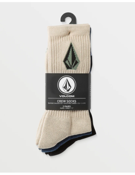 Men's Volcom Full Stone Mix Sock 3Pk