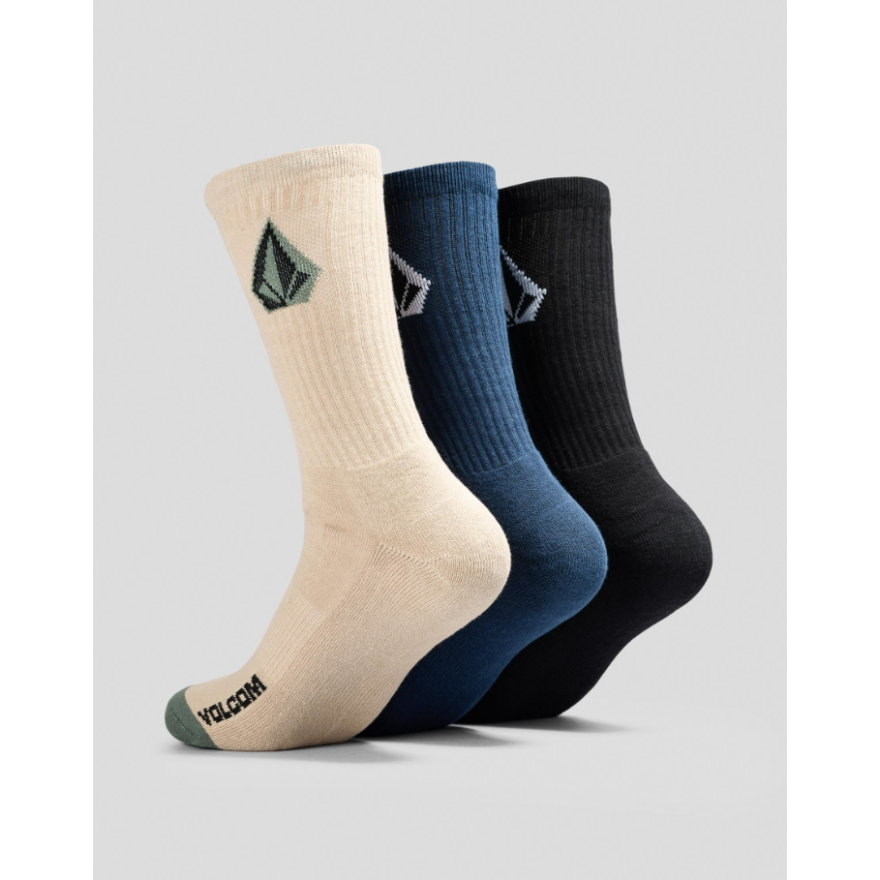 Men's Volcom Full Stone Mix Sock 3Pk