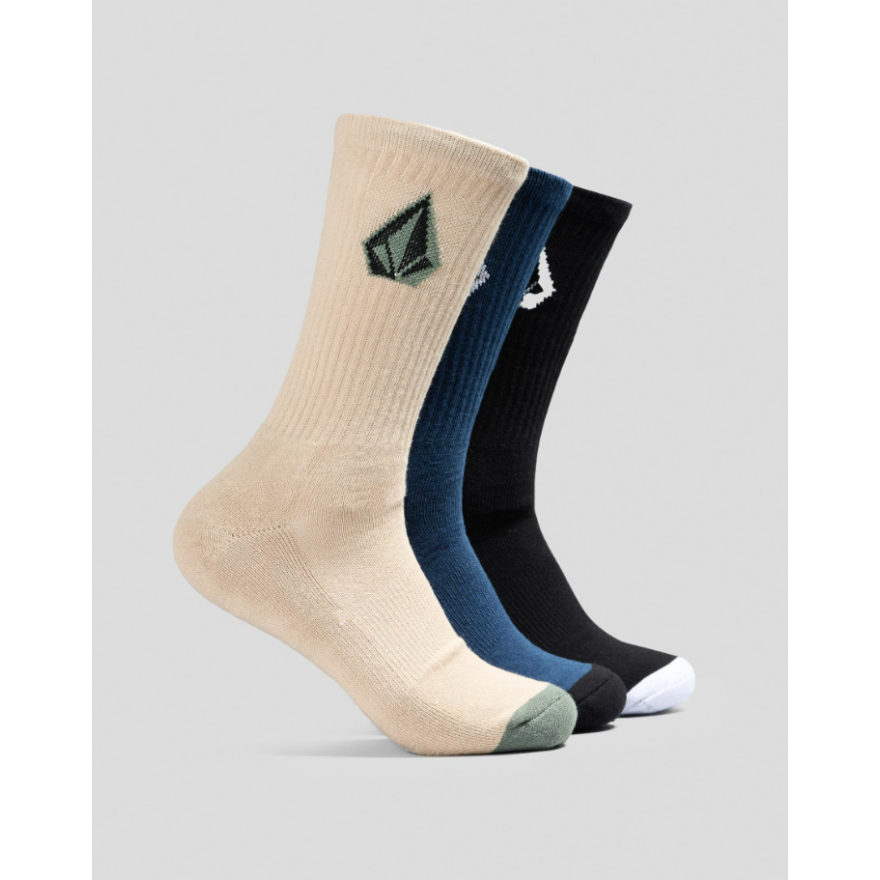 Men's Volcom Full Stone Mix Sock 3Pk