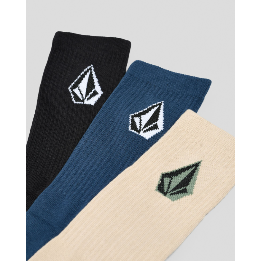 Men's Volcom Full Stone Mix Sock 3Pk