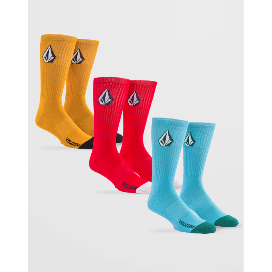 Men's Volcom Full Stone Mix Sock 3Pk