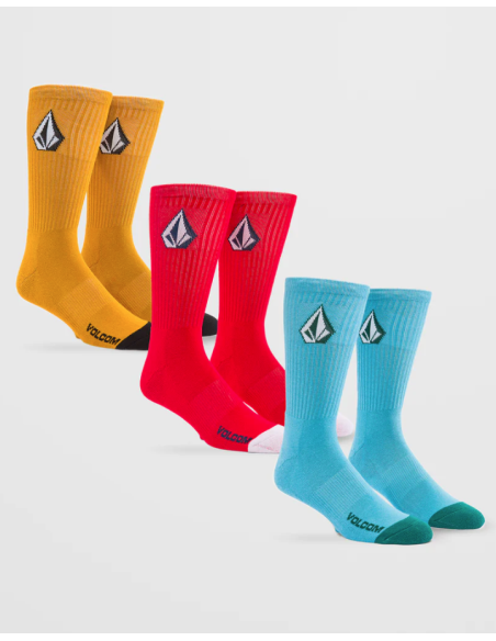 Men's Volcom Full Stone Mix Sock 3Pk