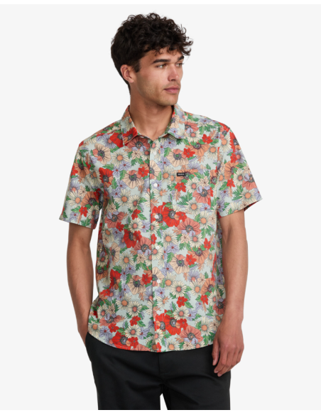 Men's Rvca Botanical Shirt Ss