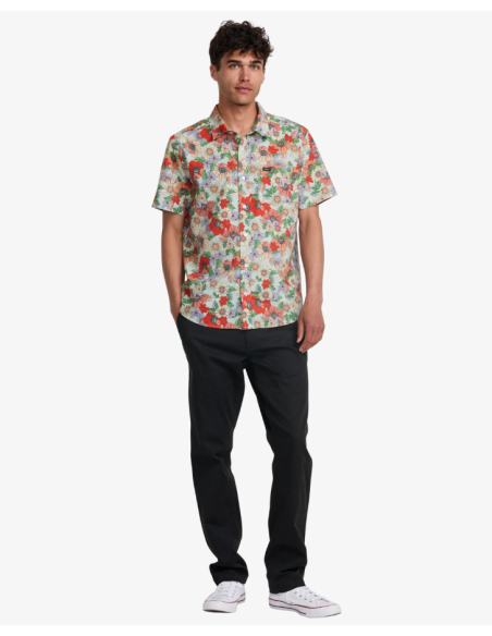 Men's Rvca Botanical Shirt Ss