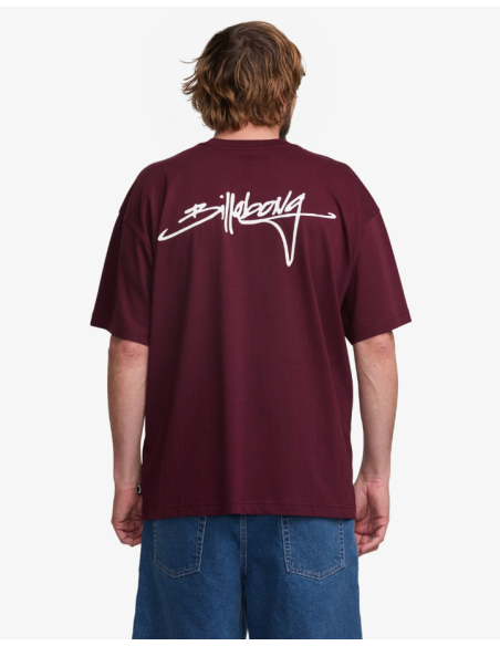 Men's Billabong Trucker Og Sort Sleeve T-shirt