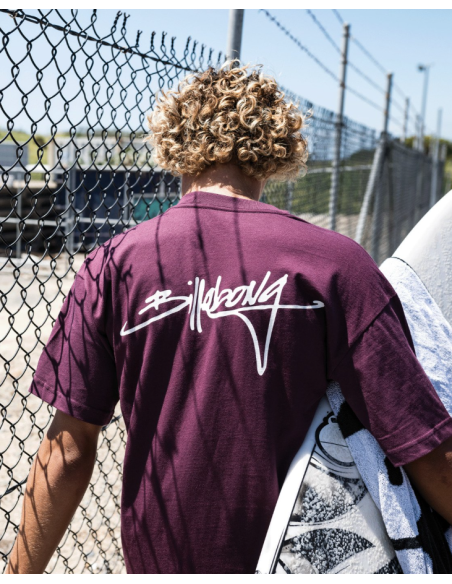 Men's Billabong Trucker Og Sort Sleeve T-shirt