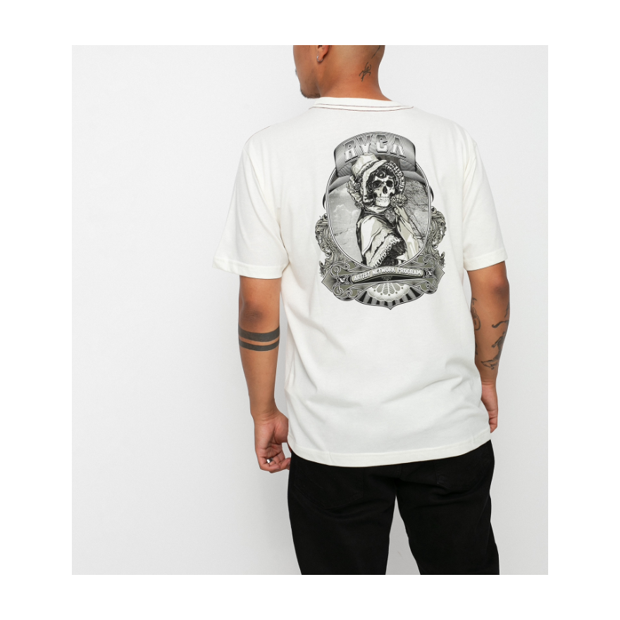 Men's Rvca Skull Bonnet T-Shirt