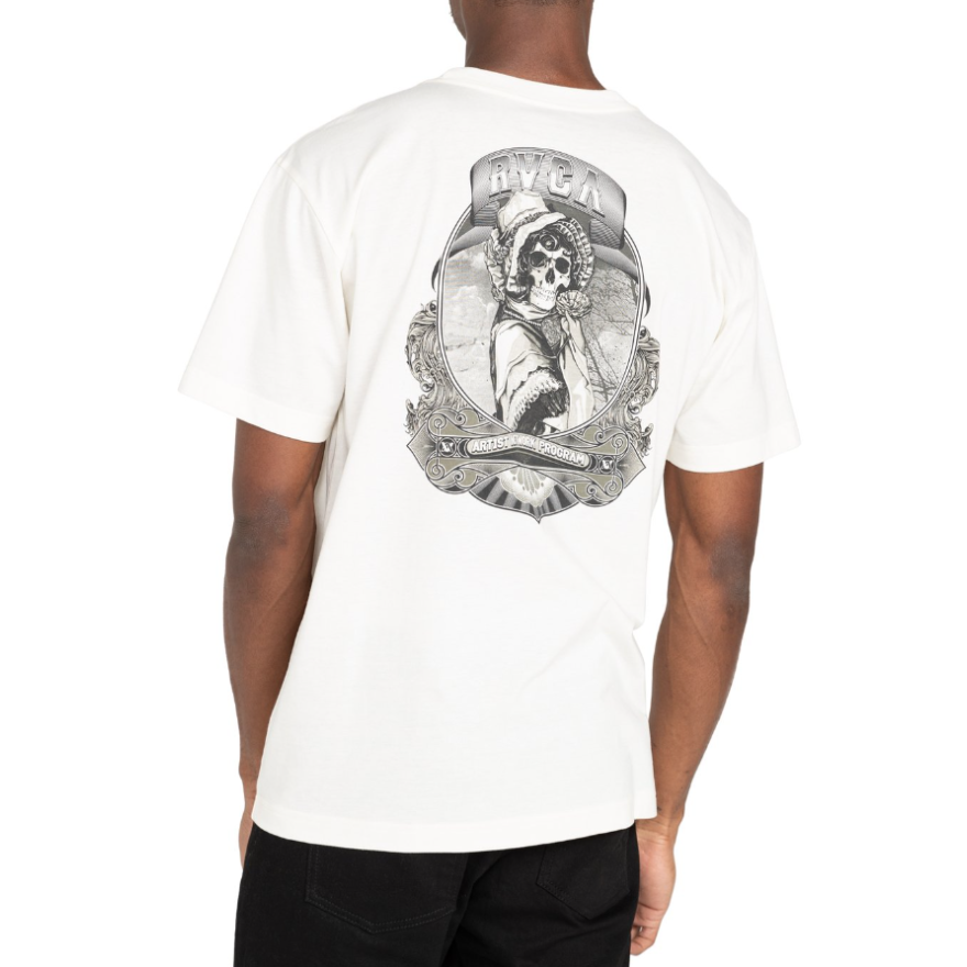 Men's Rvca Skull Bonnet T-Shirt