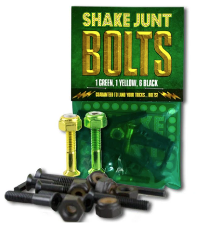 Shake Junts Bolts 1" Allen 1Green 1Yellow 6Black