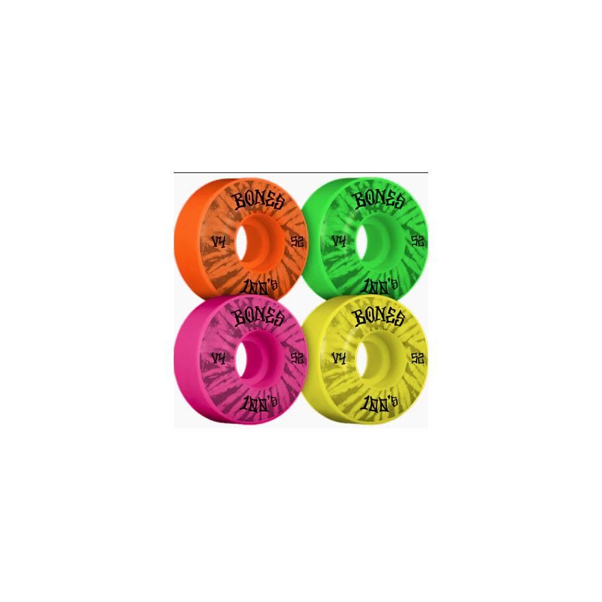 Bones Wheels 100's Party Pack