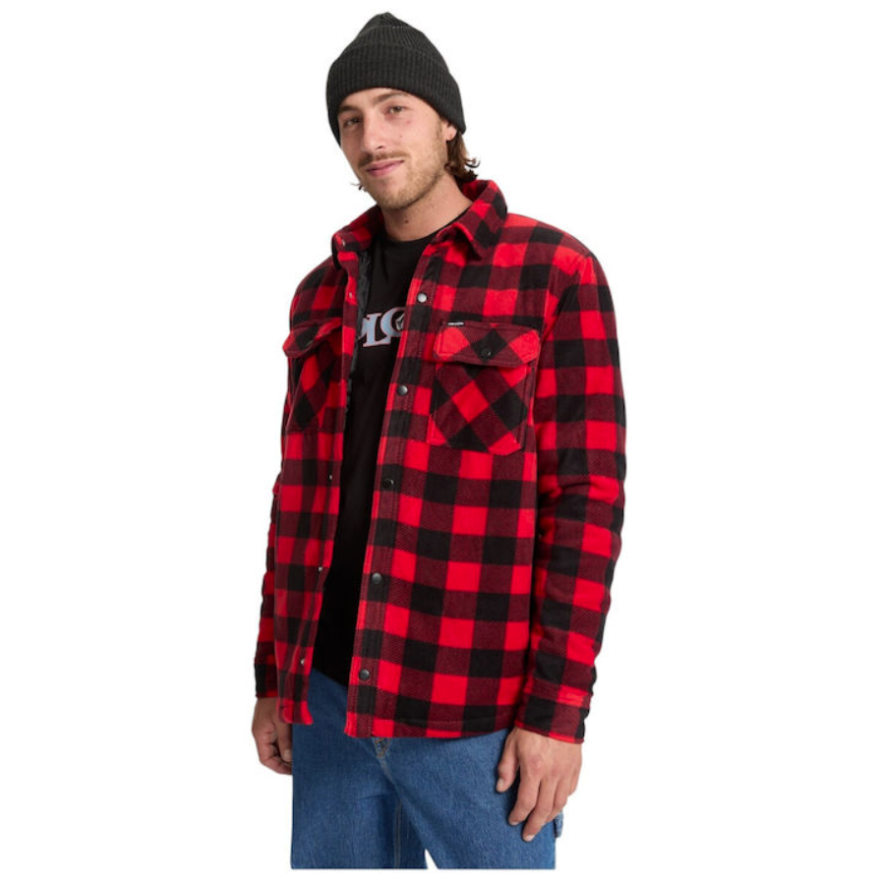 Men's Volcom Bowered Fleece Ls Shirt Men's Volcom Bowered Fleece Ls Shirt