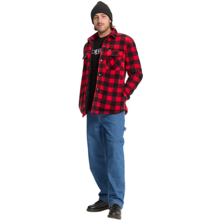 Men's Volcom Bowered Fleece Ls Shirt Men's Volcom Bowered Fleece Ls Shirt