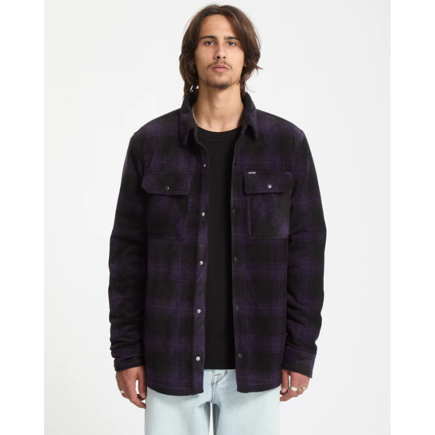 Men's Volcom Bowered Fleece Ls Shirt