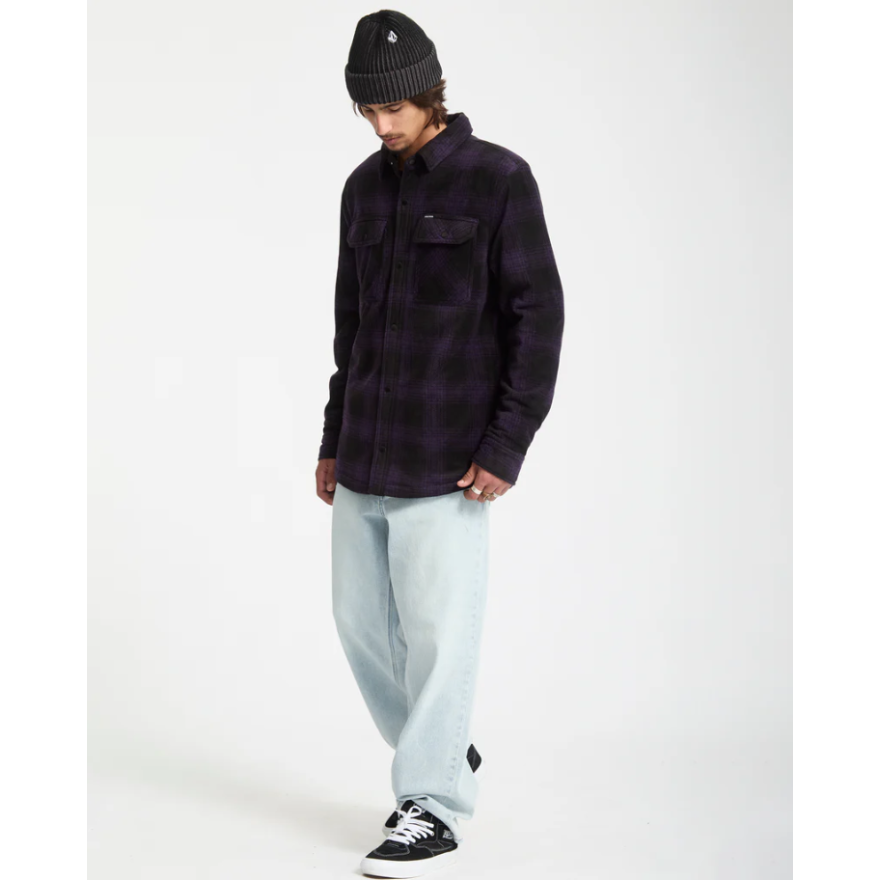 Men's Volcom Bowered Fleece Ls Shirt Men's Volcom Bowered Fleece Ls Shirt