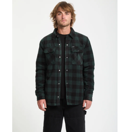 Men's Volcom Bowered Fleece Ls Shirt