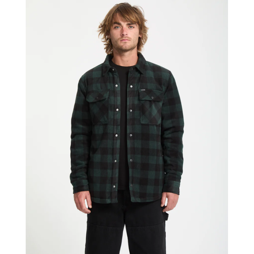 Men's Volcom Bowered Fleece Ls Shirt