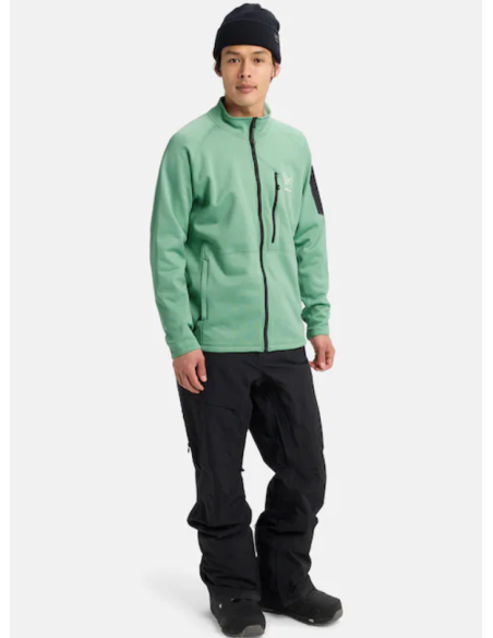 Men's Burton Ak Baker Stretch Fleece Fullzipnew345