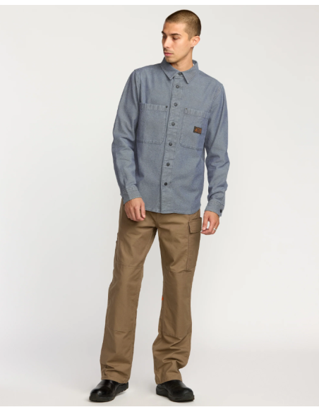 Men's Volcom Levelstone Shirt Lsn