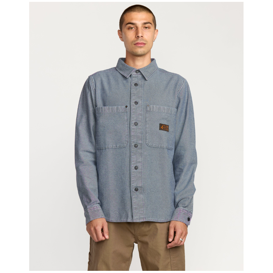 Men's Volcom Levelstone Shirt Lsn