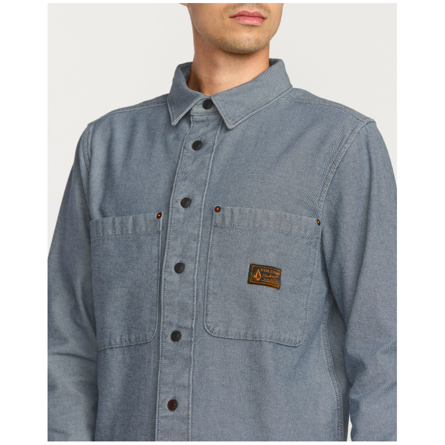 Men's Volcom Levelstone Shirt Lsnew45
