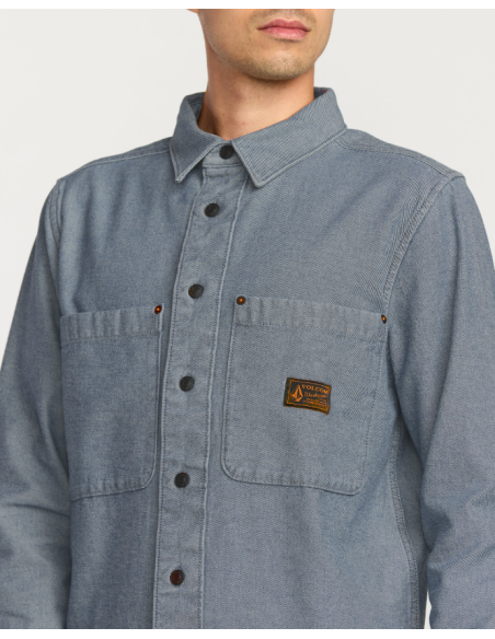 Men's Volcom Levelstone Shirt Lsn