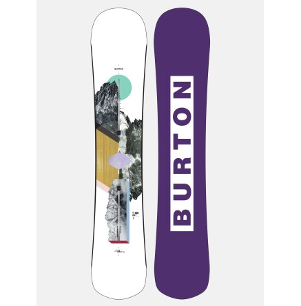 Women's Burton Hideaway Flat Top Snowboard