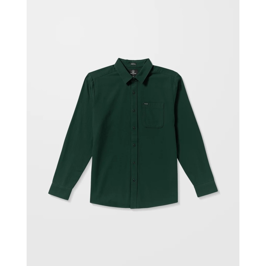 Men's Volcom Caden Solid Shirt Lsnew48