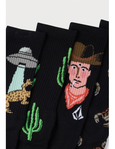 Men's Volcom Mickey Mason Sock 4PcNEW81