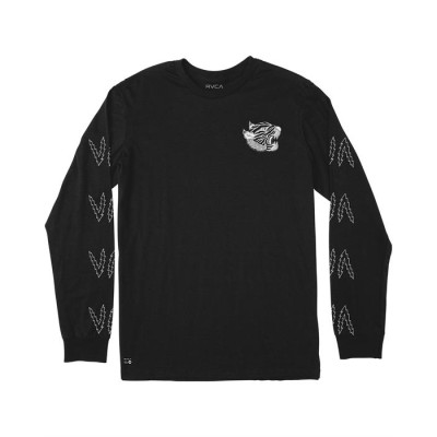 Men's Rvca Leines Banner Ls