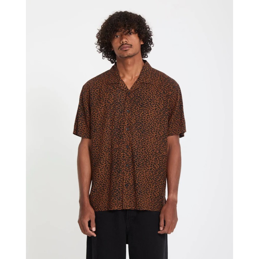 Men's Volcom Utopias Print Shirt Ss