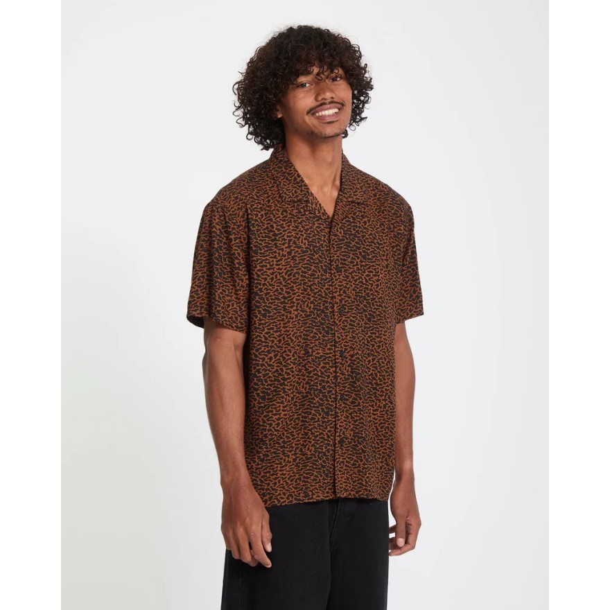 Men's Volcom Utopias Print Shirt Ss
