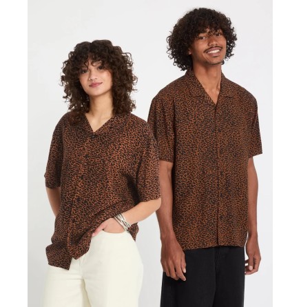 Men's Volcom Utopias Print Shirt Ss