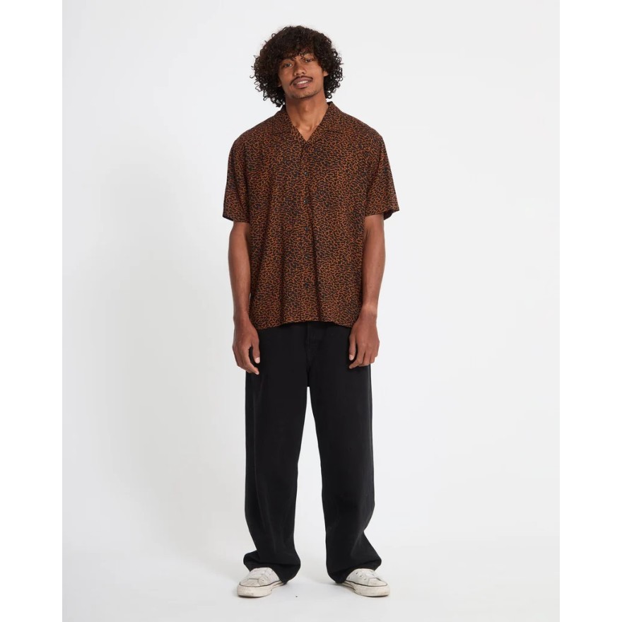 Men's Volcom Utopias Print Shirt Ss