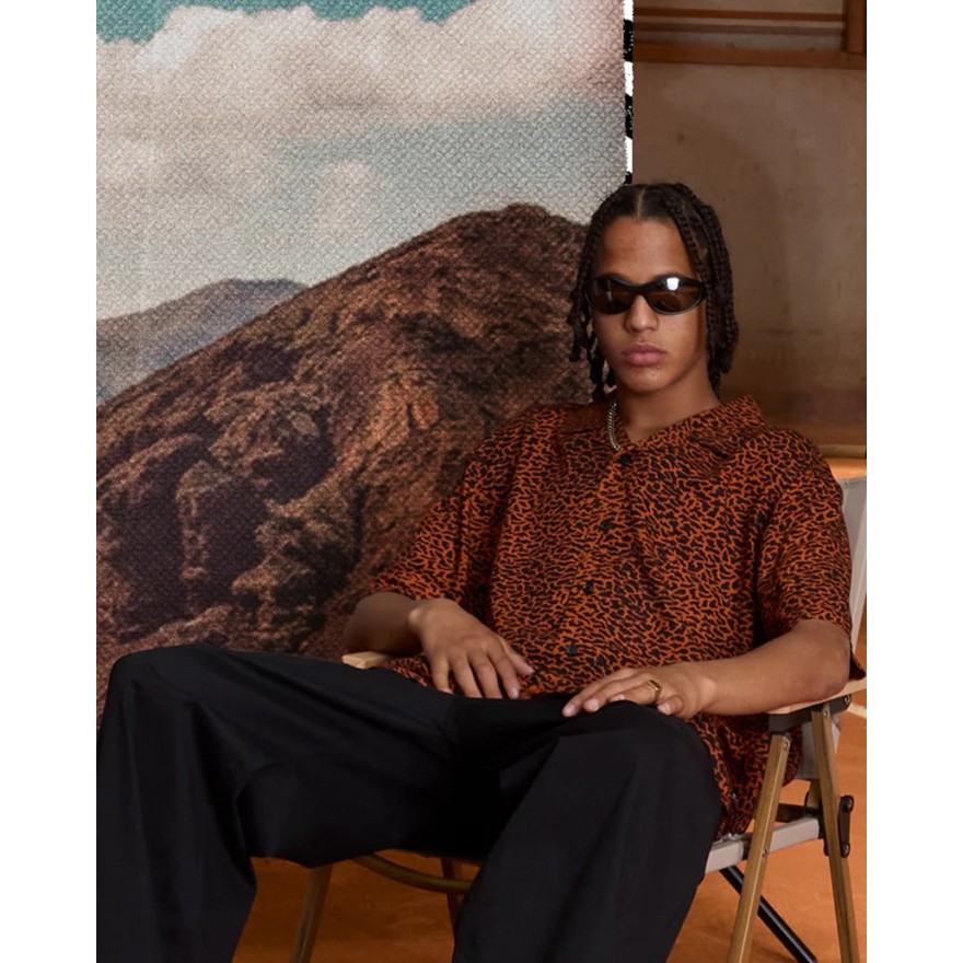 Men's Volcom Utopias Print Shirt Ss