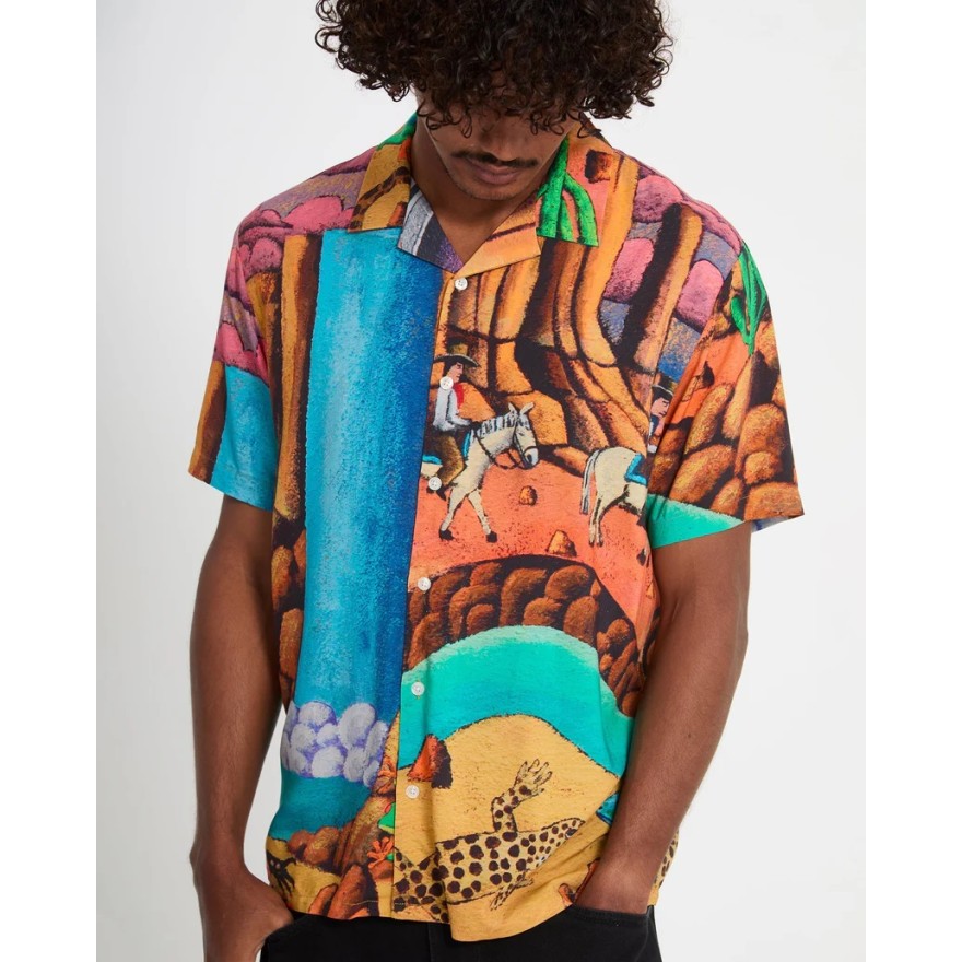 Men's Volcom Fa Mickey Mason Shirt Ss