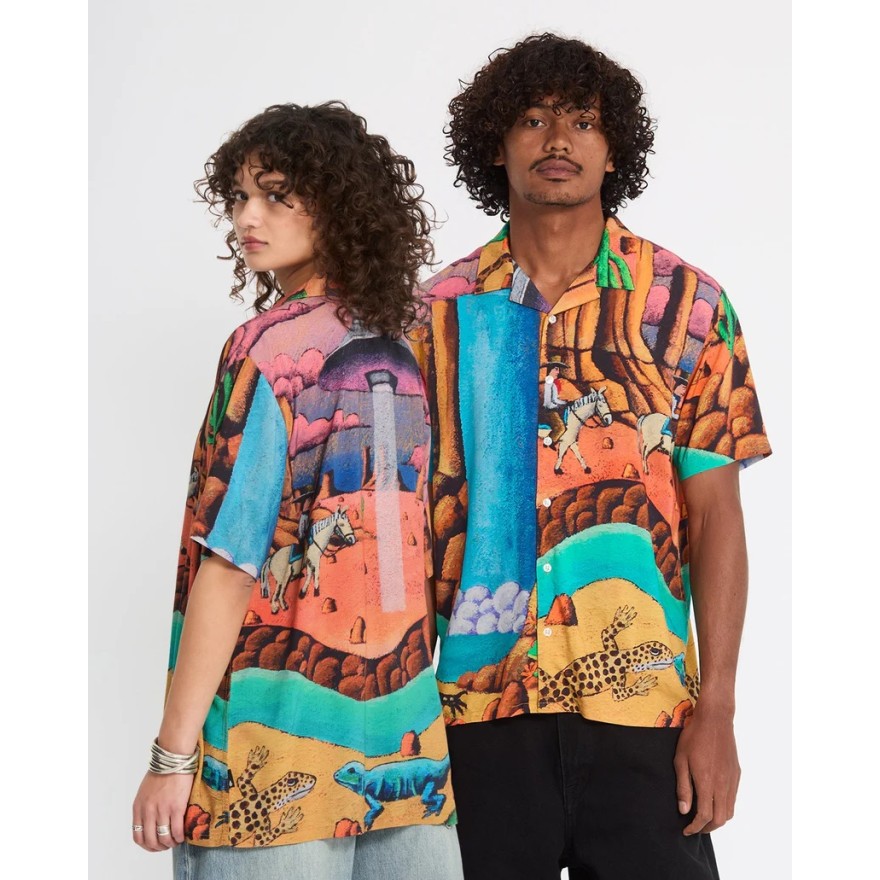 Men's Volcom Fa Mickey Mason Shirt Ss