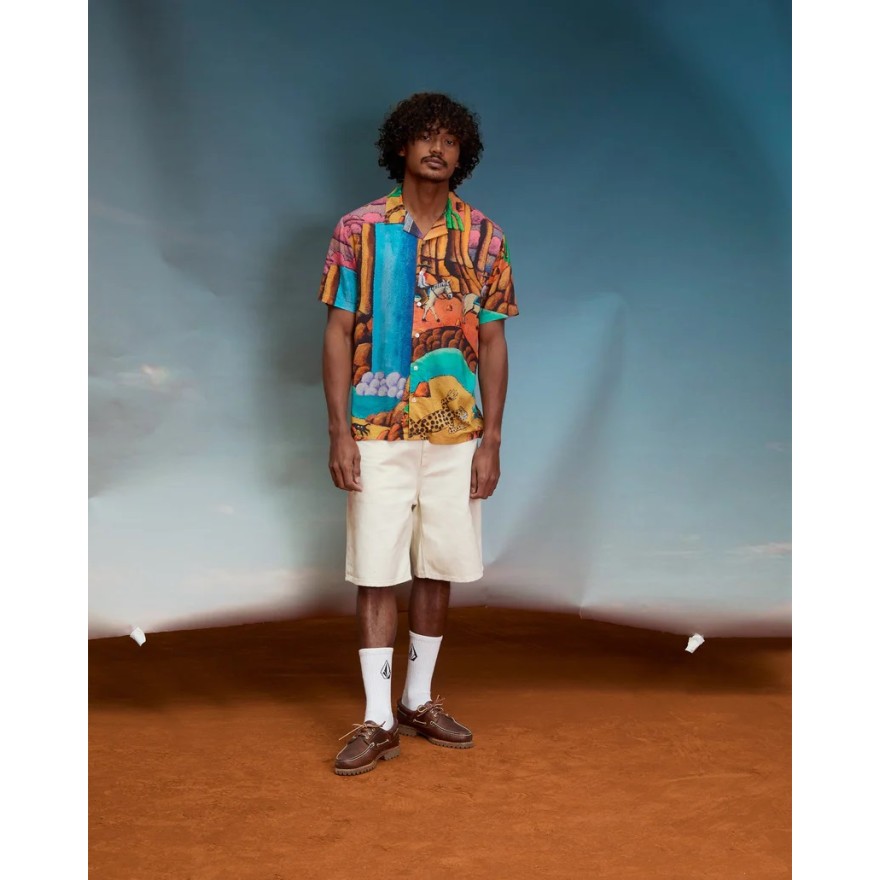 Men's Volcom Fa Mickey Mason Shirt Ss