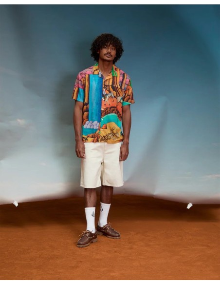 Men's Volcom Fa Mickey Mason Shirt Ss