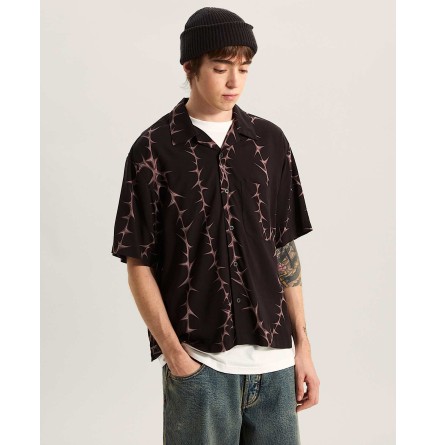 Men's Vans Van Doren Printed Camp Shirt Ss