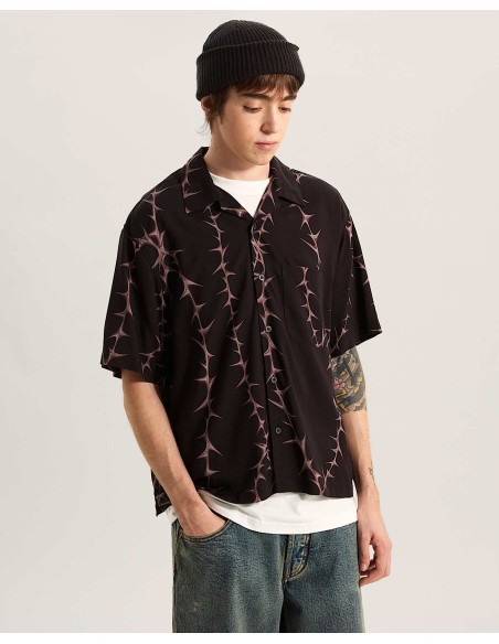 Men's Vans Van Doren Printed Camp Shirt Ss