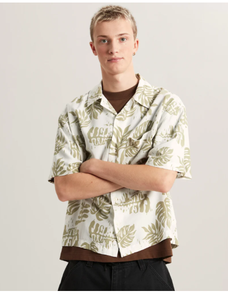 Men's Vans Van Doren Printed Camp Shirt Ss