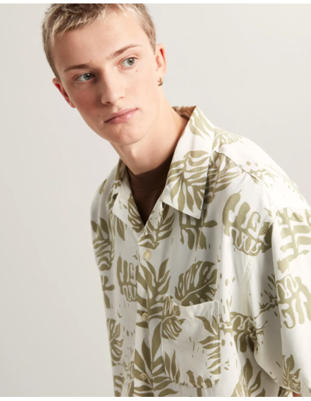 Men's Vans Van Doren Printed Camp Shirt Ss