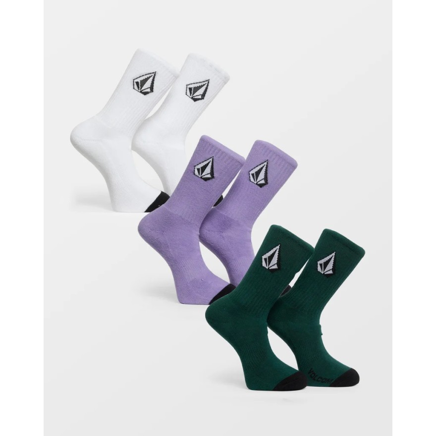 Kid's Volcom Full Stone Sock 3Pk