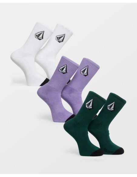 Kid's Volcom Full Stone Sock 3Pk