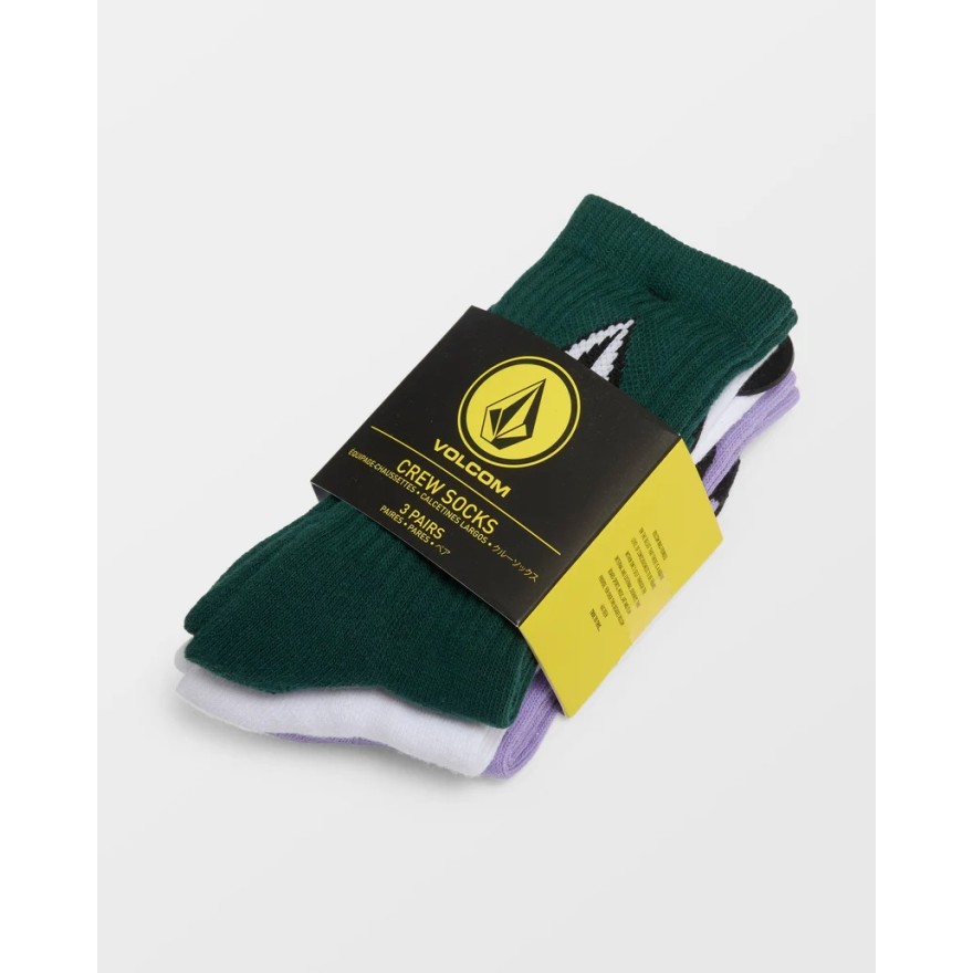 Kid's Volcom Full Stone Sock 3Pk