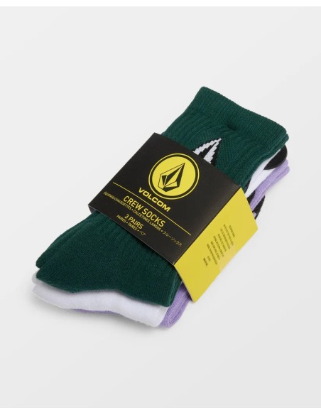 Kid's Volcom Full Stone Sock 3Pk