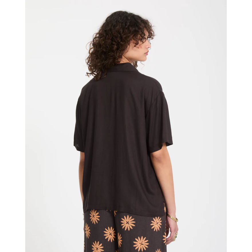 Women's Volcom Emb Midnite Ramble Top...