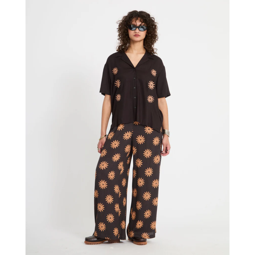 Women's Volcom Emb Midnite Ramble Top...