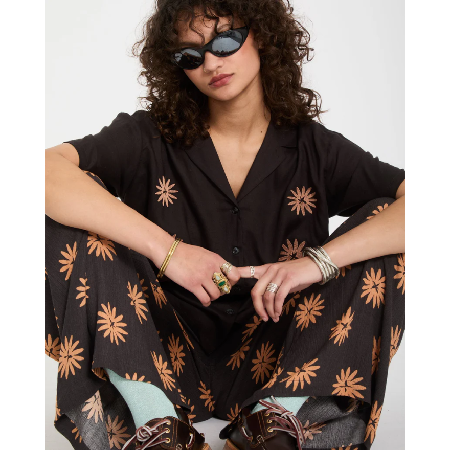 Women's Volcom Emb Midnite Ramble Top...