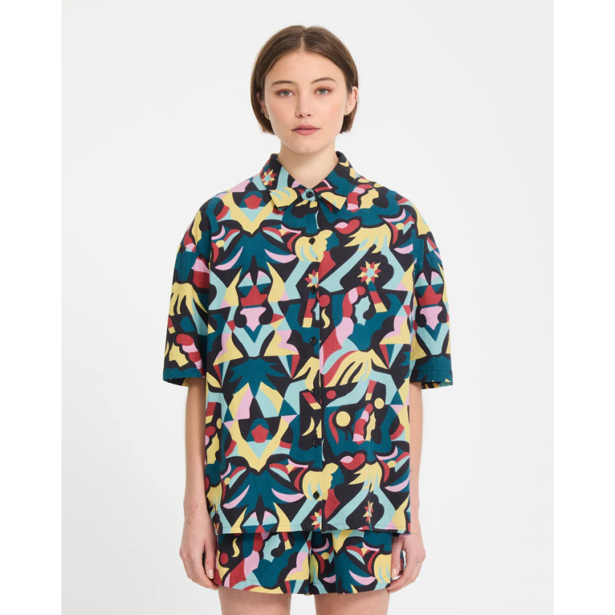 Women's Volcom Fa Bruno Lucas Shirt Ss